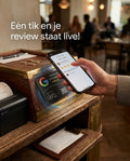 Reviewkaart op maat gemaakt voor uw bedrijf