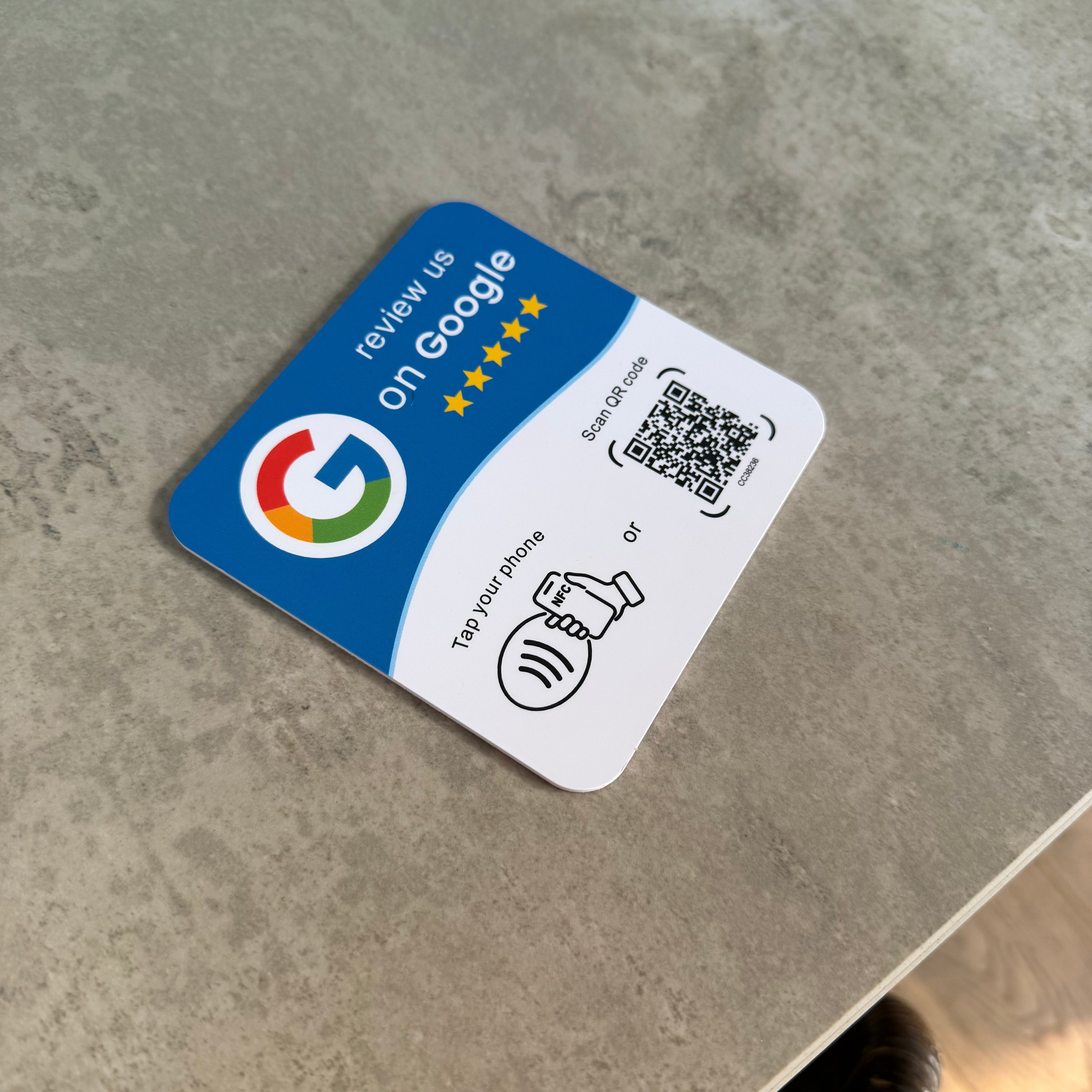 TapScale Wit — Google Review Kaart