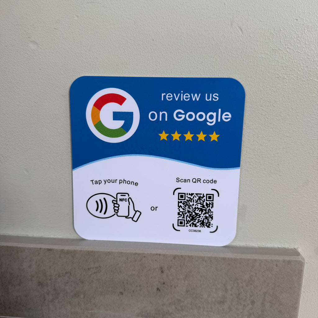 TapScale Wit — Google Review Kaart