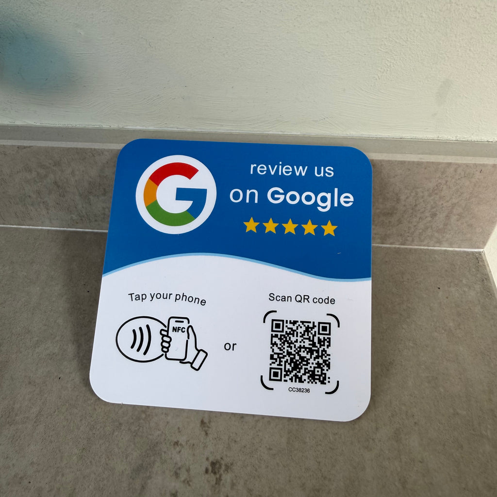 TapScale Wit — Google Review Kaart